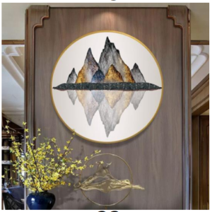 Crystal porcelain painting